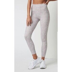 VUORI Womens Studio Pocket Legging Animal Print Drawstring Joggers Gray L